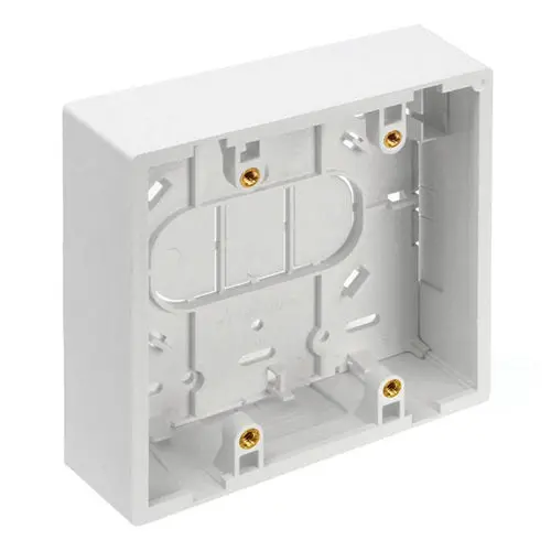 Leviton Dual-Gang Surface-Mount Back Box White 42777-2Wb 1