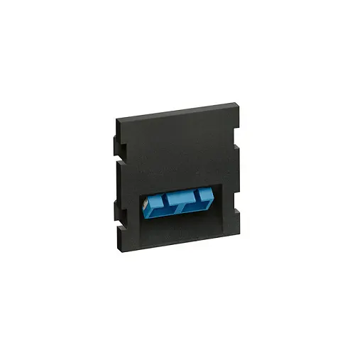 Leviton Duplex Sc Angled Fiber Adapter Mos Module 2 Units High Black 41292-2Ce 1