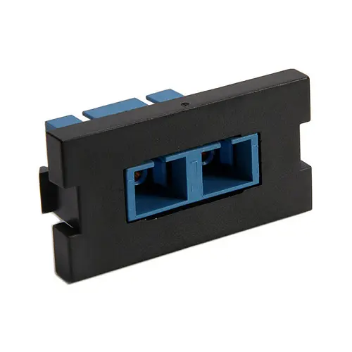 Leviton Duplex Sc Fiber Adapter Mos Module Zirconia Ceramic Sleeve 1 Unit High Black 41291-2Ce 1