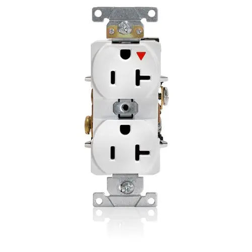 Leviton Isolated Ground Duplex Receptacle/Outlet Industrial Grade 5362-Igw 1