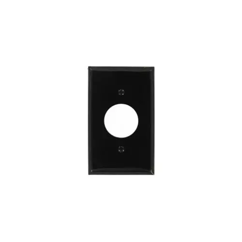 Leviton One Gang Single Outlet Black 80704-E 1