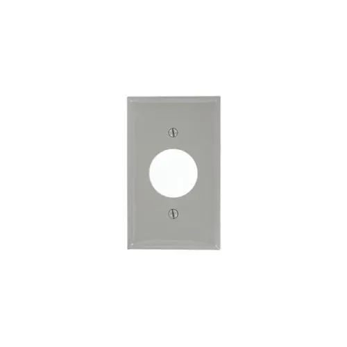 Leviton One Gang Single Outlet Gray 80704-Gy 1