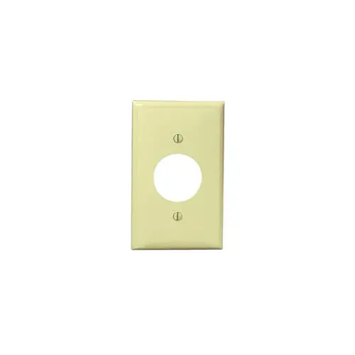 Leviton One Gang Single Outlet Ivory 80704-I 1