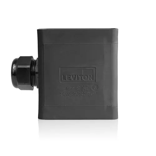 Leviton Single-Gang Portable Outlet Box Black 3099-2E 1