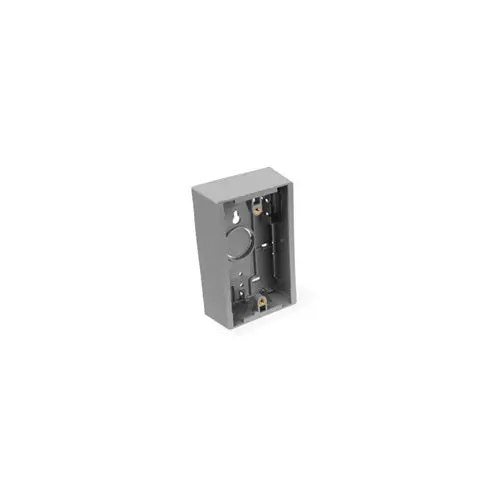 Leviton Single-Gang Surface-Mount Back Box Gray 42777-1Gb 1