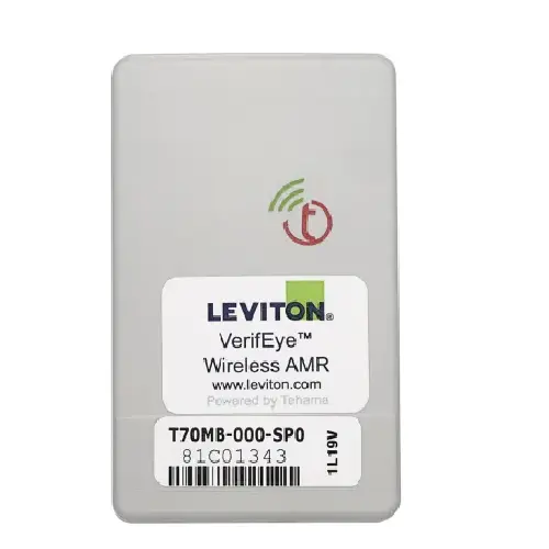 Leviton Single Pulse Battery Powered Wireless Data Transceiver T70mb-Sp0 1