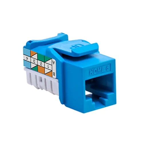 Leviton Snap-In Jack T568a/B Wiring Blue 61Hom-Rl6 1