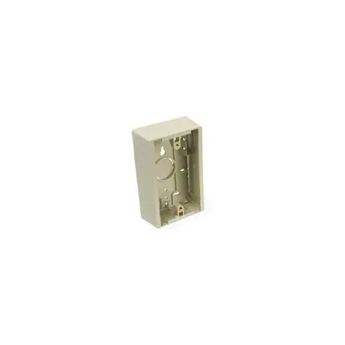 Leviton Surface-Mount Back Box Ivory 42777-1Ib 1