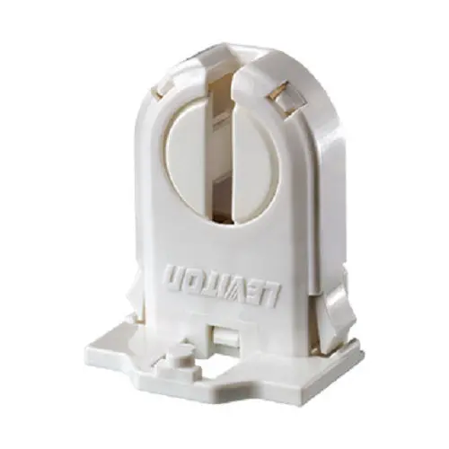 Leviton T8/T12 Bi-Pin Fluorescent Lampholder 13661-Swp 1