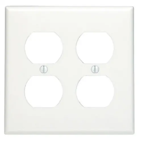 Leviton Thermoset 2-Gang Duplex Outlet 88016 1