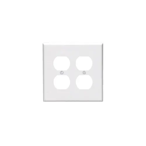 Leviton Two Gang Duplex Outlet White 80516-W 1