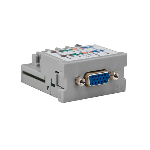Leviton Vga 110 Termination Mos Pc Module Gray 41295-Vpg 1