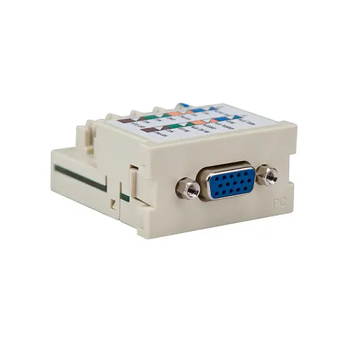 Leviton Vga 110 Termination Mos Pc Module Ivory 41295-Vpi 1