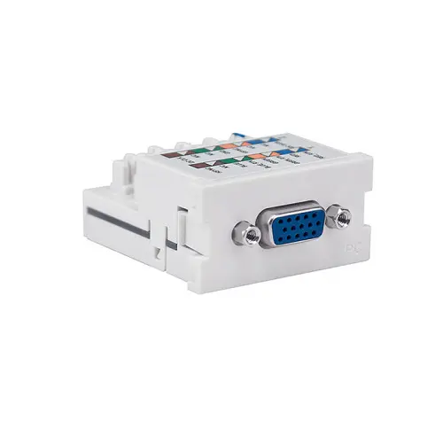 Leviton Vga 110 Termination Mos Pc Module White 41295-Vpw 1