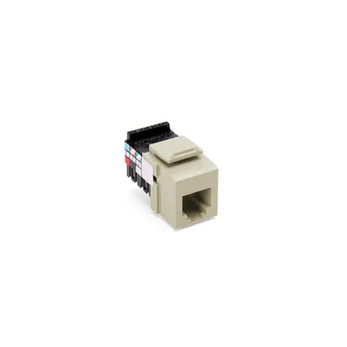 Leviton Voice Grade Quickport Jack Ivory 41106-Ri6 1