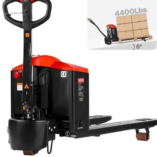 Lithium Battery Powered Pallet Jack Truck With 48L X 27W Inch Forks For Material Handling 1