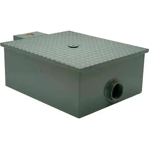 Low Profile Grease Interceptor Grease Capacity Zurn Gt2701-20-3Nh 1