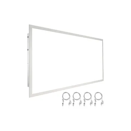 Low Profile Ultra Thin High Output 2X4 Led Flat Panel Light 50W Surface Mount Ceiling Fixture 6000 Lumens 1