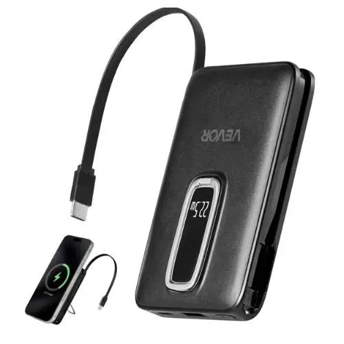 Magnetic Power Bank 10000 Mah Battery Pack Wireless Magsafe-Compatible Portable Charger 1