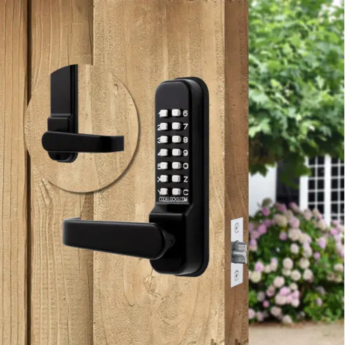 Medium Duty Mechanical With Code Free Black Marine Tubular Latch And Code Free Black Marine Tubular Latch Back To Back Locks 1