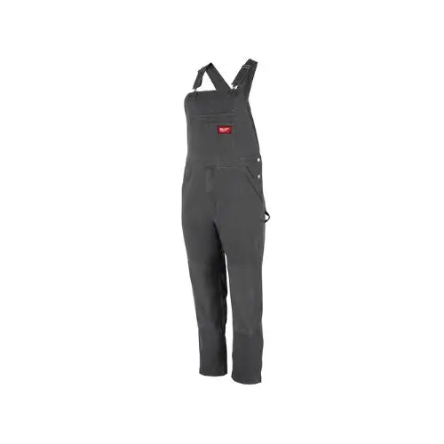 Men’S Lightweight Unlined Industrial Bib Overalls Gray M850g-3434 1