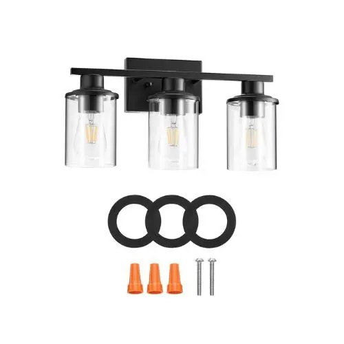 Minimalist Modern 3-Light Indoor Wall Lighting Fixture For Bathroom & Hallway 1