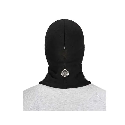 N-Ferno Black Zippered Balaclava Face Mask With Bump Cap Black 1