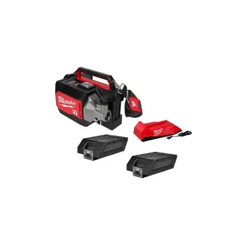 Portable Cordless Concrete Vibrator Kit With Dual Batteries Mxf370-2Xc 1
