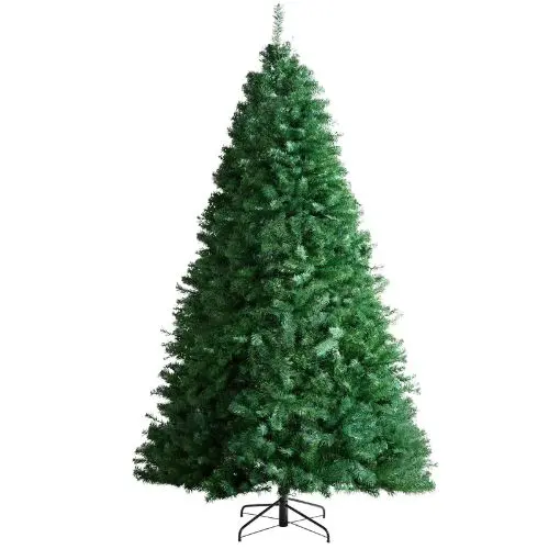 Prelit Flocked Artificial Tree For Home Party Office Decoration (7.5Ft) 1