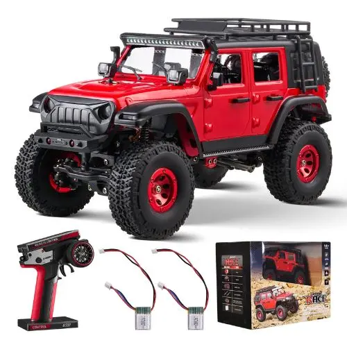 Rc Car 1:24 Scale – 4Wd All-Terrain Off-Road Truck With Full Lighting, Extra Shell, 2 Batteries, Ages 14+ ( 2428 1