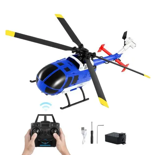 Rc Helicopter, 2.4Ghz 4-Propeller With Gyro & Led, Beginner Toy 8+ 1