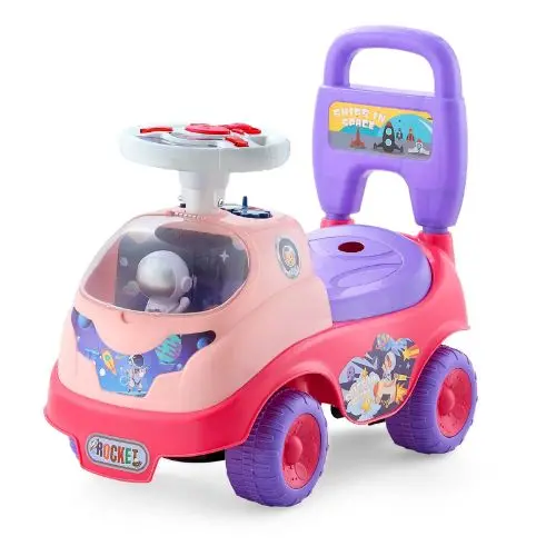 Ride-On Toddler Push Car With Horn & Music, 48.5 Lbs Capacity, Under-Seat Storage, 19–36 Months 1