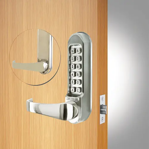 Stainless Steel Heavy Duty Code Free Mechanical Locks With Tubular Latch And Back To Back Tubular Latch 1