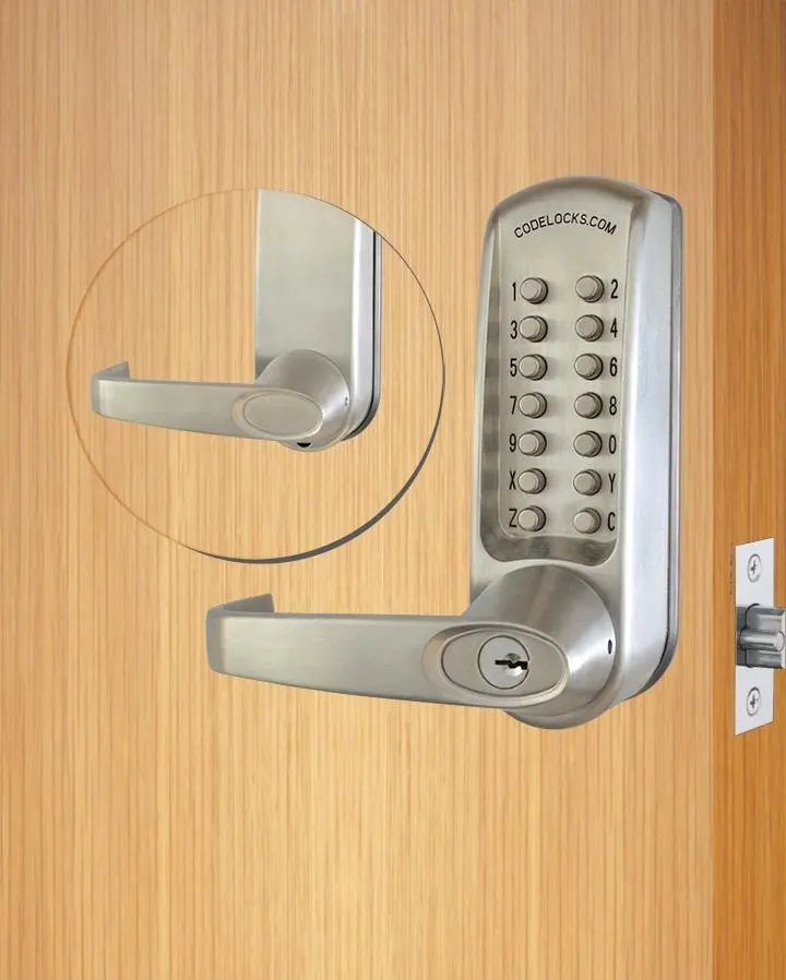 Stainless Steel Heavy Duty Code Free Mechanical With Mortise Lock And Back To Back Mortise Lock 1
