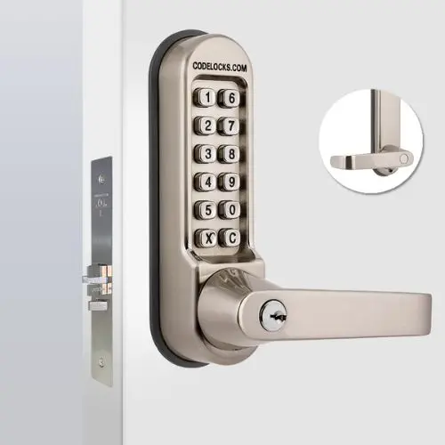 Stainless Steel Heavy Duty Non Code Free Mechanical Mortise Lock With Key Override And Back To Back Mortise Lock With Key Override 1