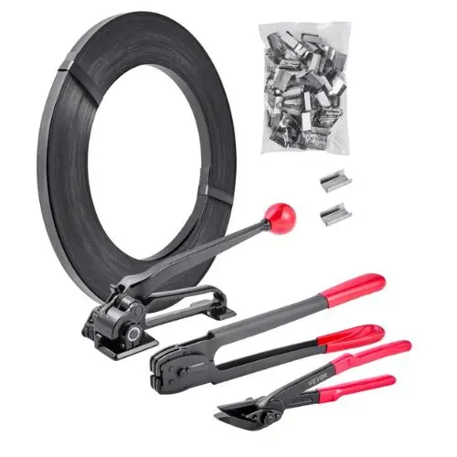 Steel Banding Strapping Kit Heavy Duty Banding Sealer Tool With 600 Ft Binding Straps Industrial Bundling 1