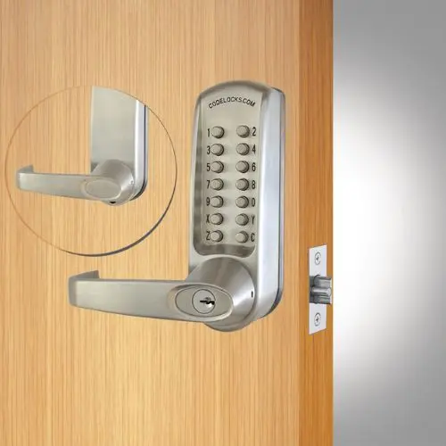 Steel Heavy Duty Code Free Mechanical Lock With Tubular & Back To Back Tubular Latchbolt 1