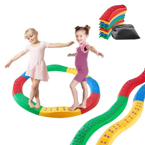 Toddler Balance Boards – 8 Pcs Indoor/Outdoor For Kids 1