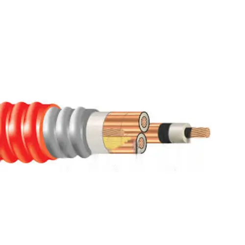 Type Mv-105 Three Conductor Copper 15Kv Nlepr 133% Il 50% Ground Aia Red Pvc Jacket 1