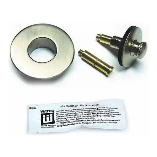 Watco Nufit Push Pull Tub Closure Brushed Nickel 48600-Bn 1