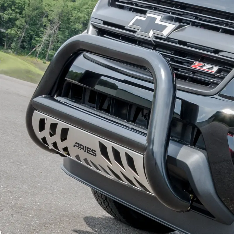 Aries 3-Inch Black Steel Bull Bar For Ford F-250/F-350 Super Duty 1