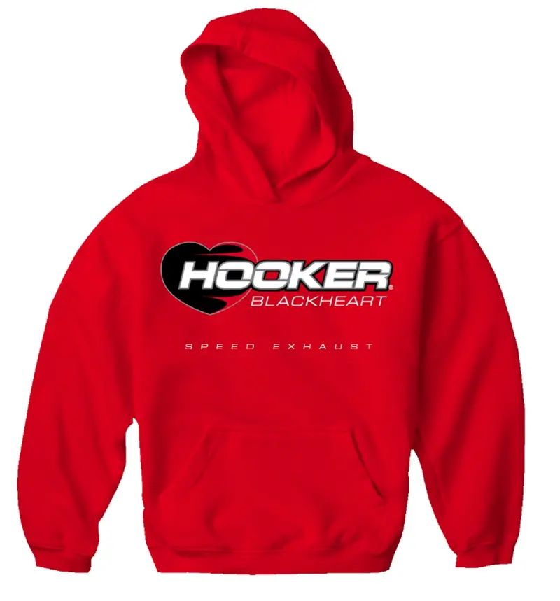 Blackheart Hoodie By Hooker – Red Logo Design, Medium Fit, Part 10156-Mdhkr 1