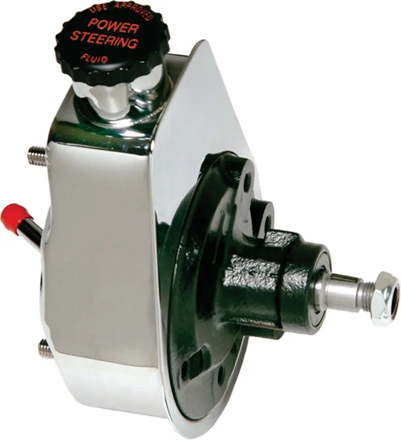 Borgeson Chrome Saginaw Power Steering Pump – Self-Contained Gm High-Pressure Unit 1