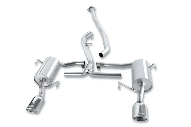 Borla S-Type Cat-Back Exhaust System – Stainless Steel, Aggressive Sound, Direct-Fit (140324) 1