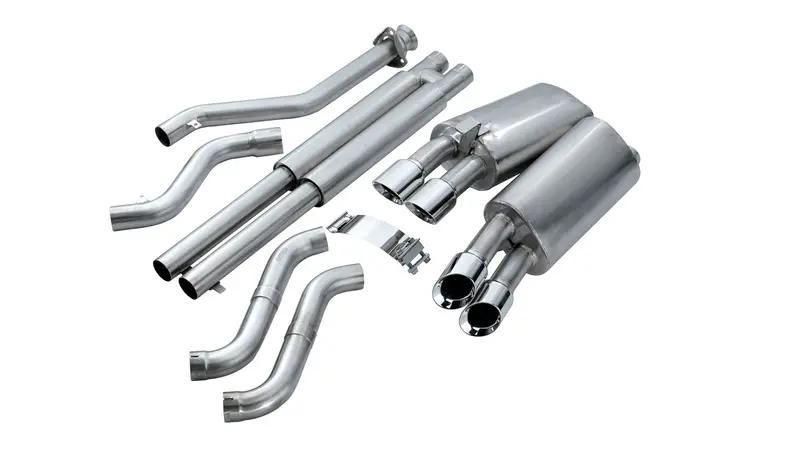 Corsa Performance Cat-Back Exhaust – 2.5-Inch Dual System W/ Polished 3.5-Inch Tips For C4 Corvette 1