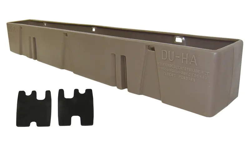 Du-Ha 20022 Behind-The-Seat Storage Unit – Fits Under Rear Bench, Includes Gun Case Option 1