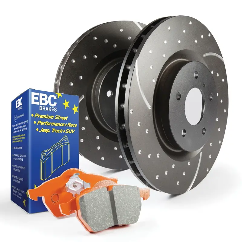 Ebc Brakes Orangestuff Brake Kit – Front Disc Package With Gd Series Rotors, Model S8Kf1111 1