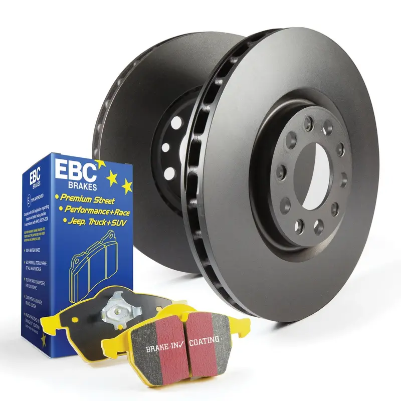 Ebc Brakes S13Kf1878 Brake Kit – Yellowstuff Pads Paired With Rk-Series Rotors 1