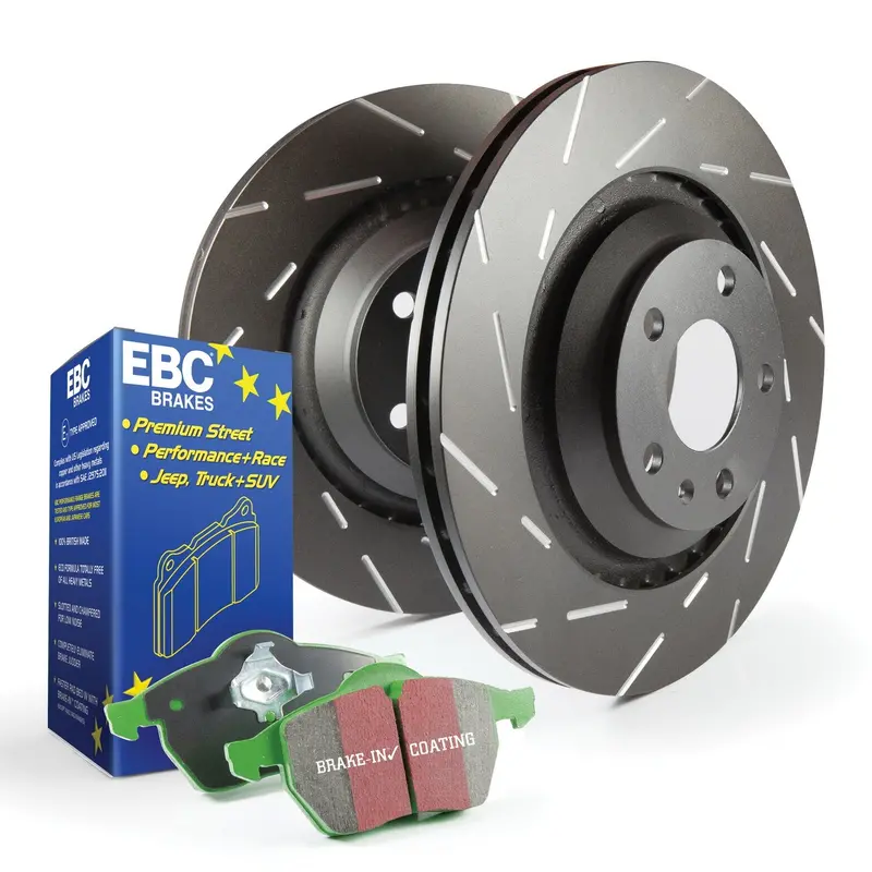 Ebc Brakes S2Kr1827 Greenstuff 2000 Brake Pad And Usr Rotor Kit – Front Axle 1