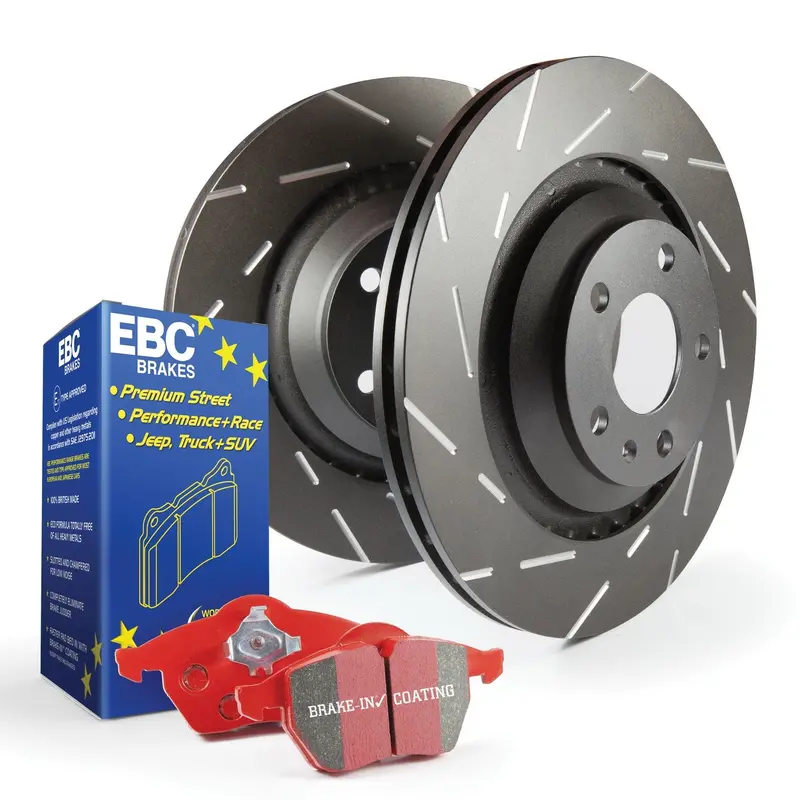 Ebc S4Kf1197 Redstuff Brake Pad & Usr Rotor Kit – Premium Street Performance Package 1